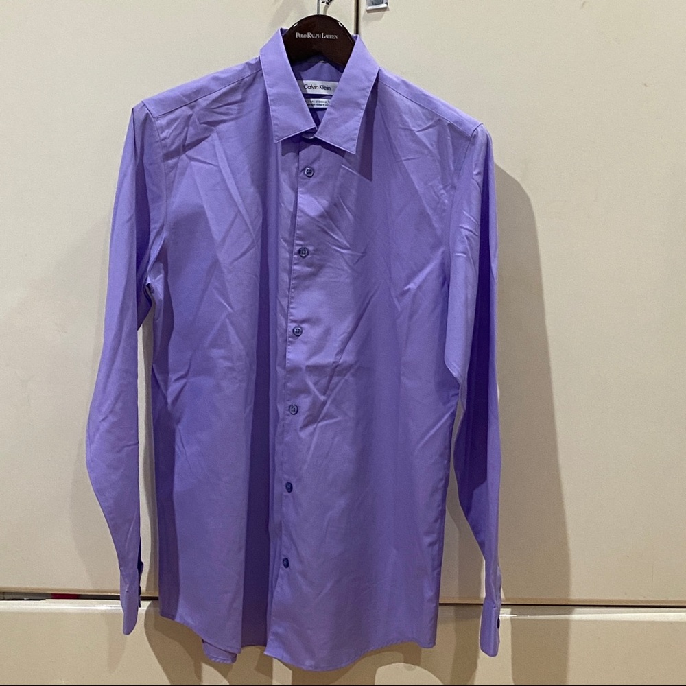 Lavender purple Calvin Klein dress shirt